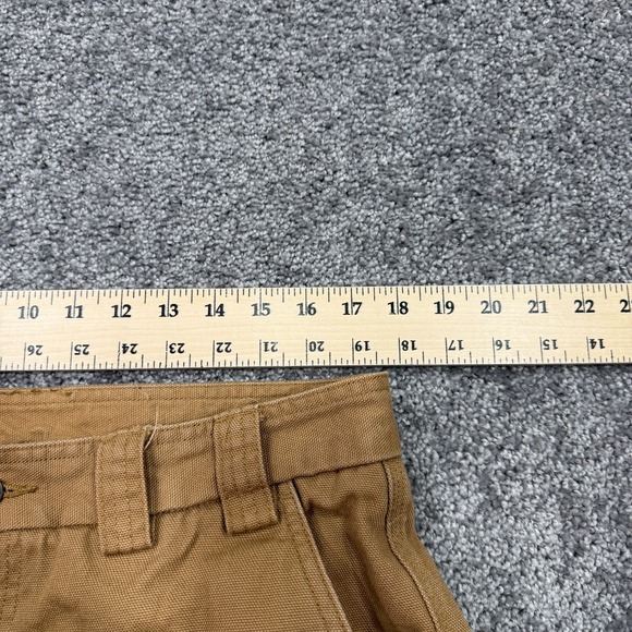 Duluth Pants Mens 36x30 Brown Cargo Straight Canvas Pockets Outdoor Workwear - Picture 3 of 7